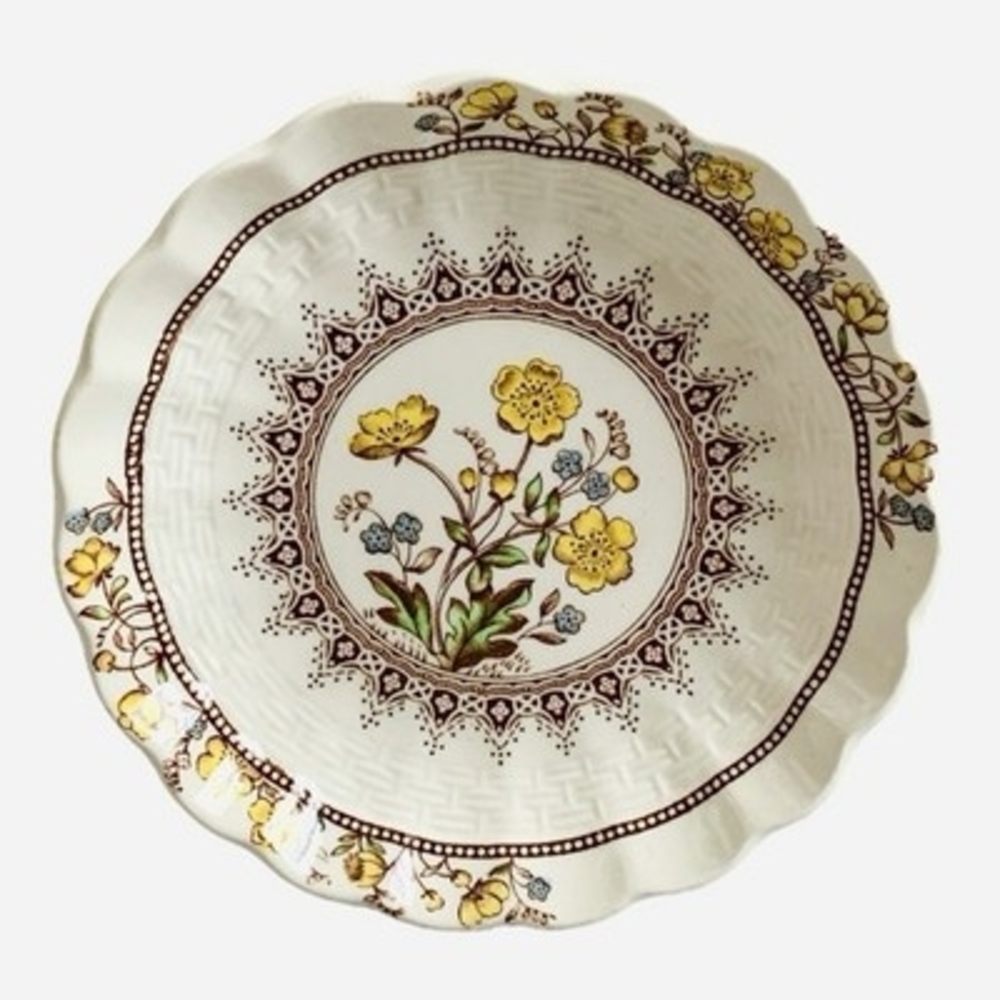 Copeland Spode Buttercup Saucer England Vintage Bone China EXC - Picture 4 of 5
